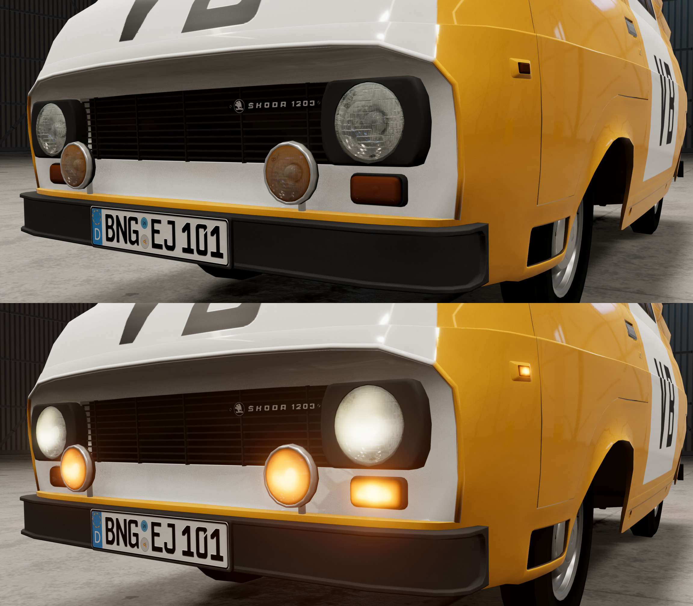 S1203 headlights
